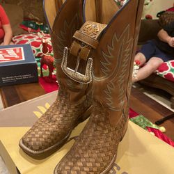 Mens Boots With Belt Sz7