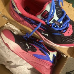 Puma Rs-fast Intl Wn Black - Purple Bluemazing