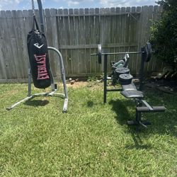 Weight And Punching Bag
