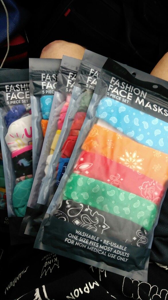 Face Masks $7 Each 5 Pack