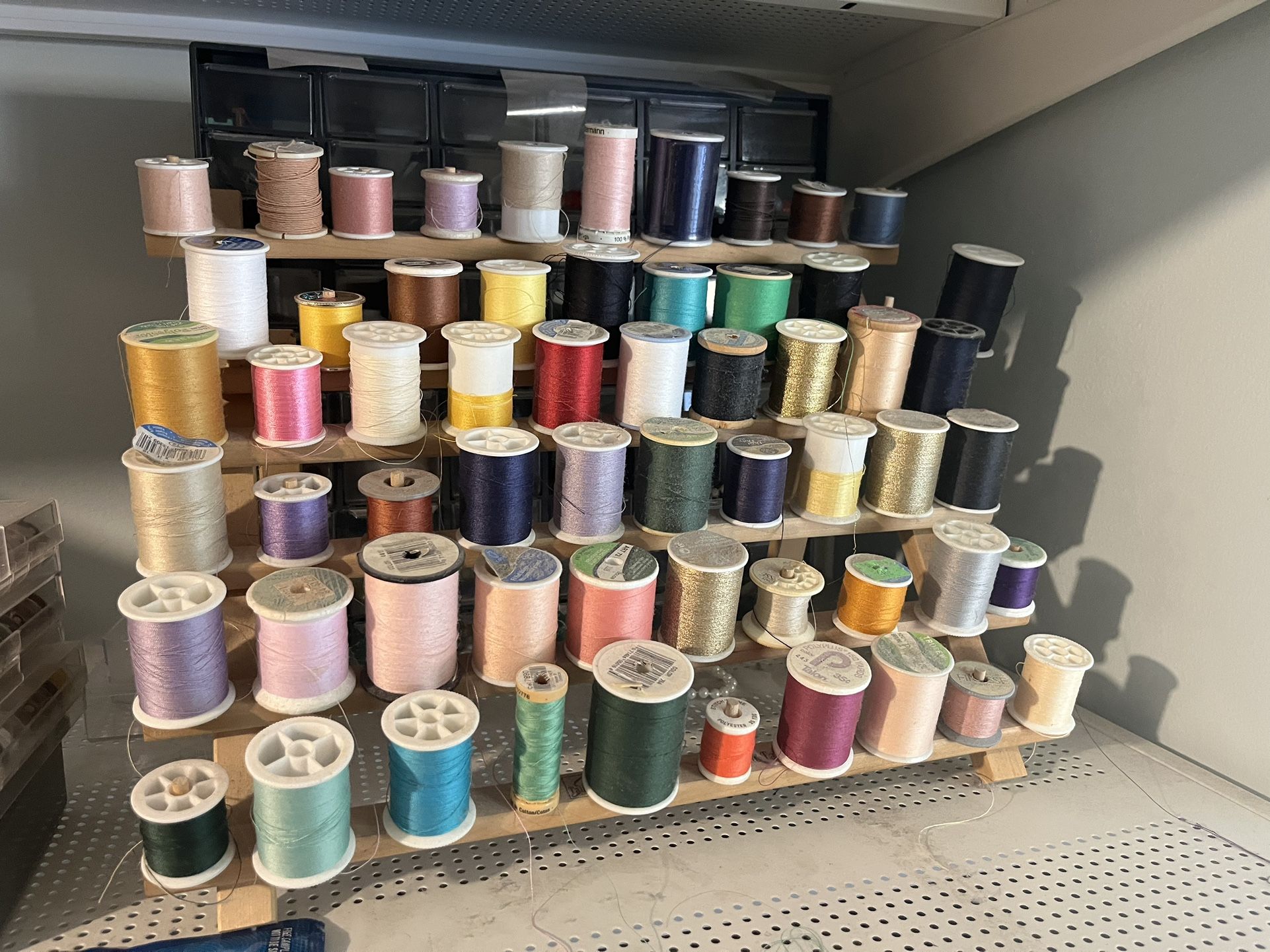 Sewing Threads Plus rack