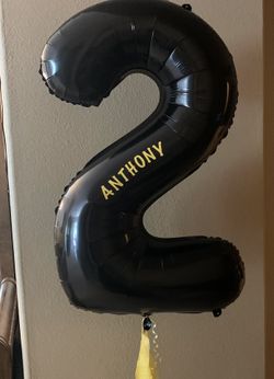 Number balloons 40”