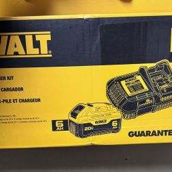 New Dewalt DCB206C 20V 6AH Lithium Ion Battery & Charger