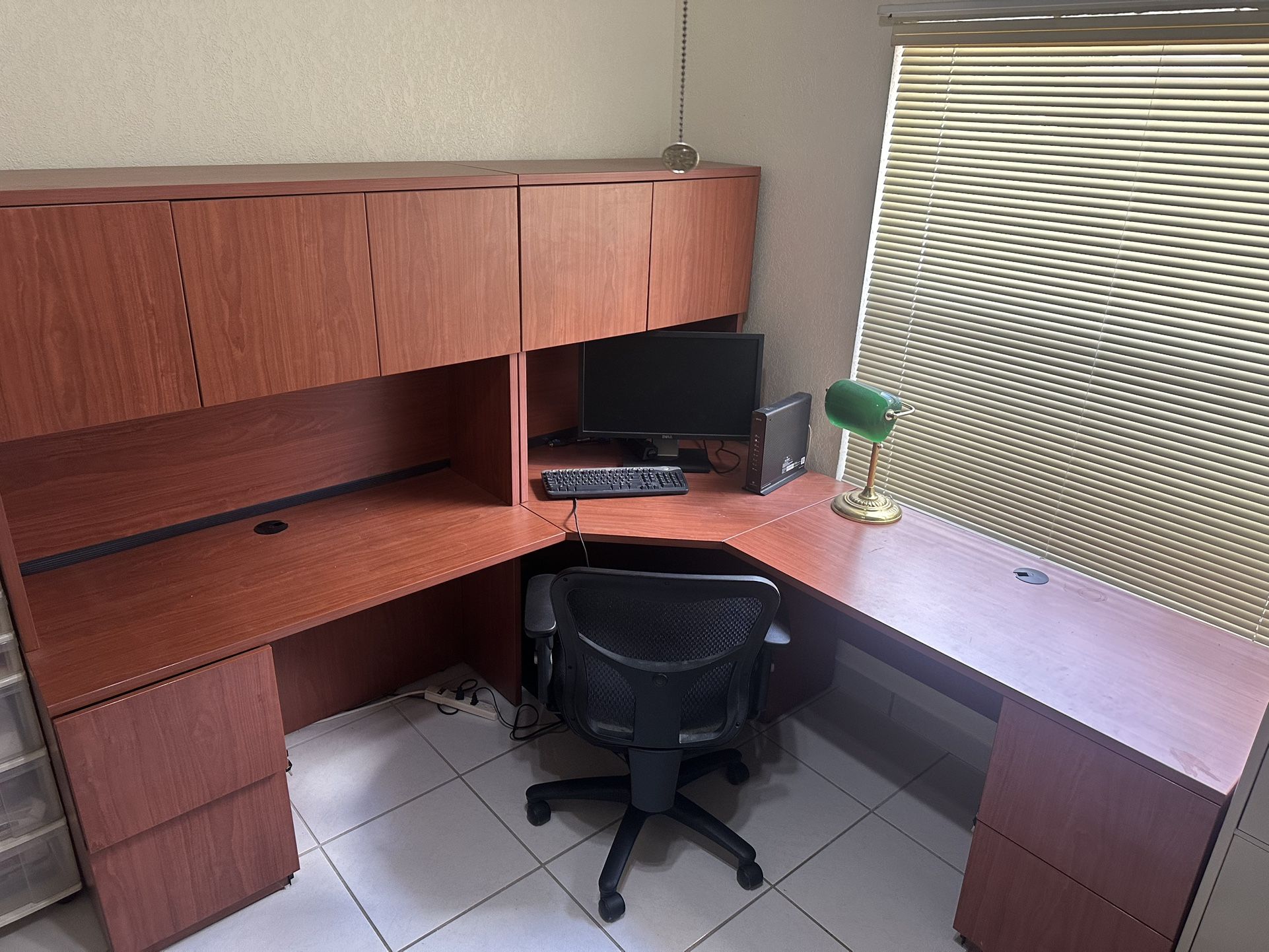 Office Furniture - Desk And Filing Drawers