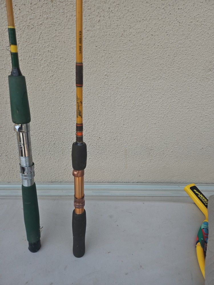 Sabre 5'5" and Varmac 5'5" Fishing poles PICKUP only
