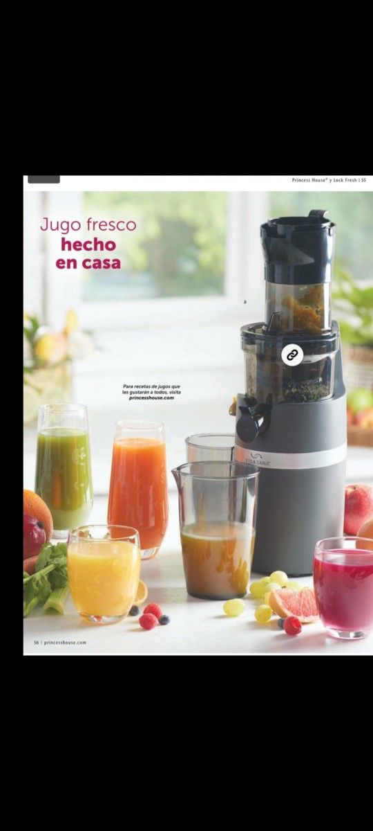 EXTRACTOR COLD PRESS PRO VIDA SANA PRINCESS HOUSE ๐ป๐พ