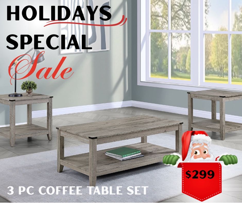 3 Pc Coffee Table 