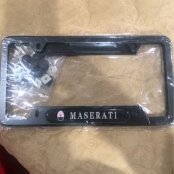 Maserati License Plates NEW $15