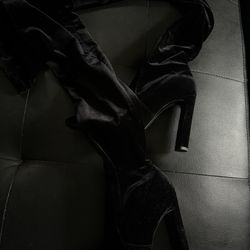 YSL Knee High Boots