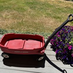 Radio Flyer Two Seater Wagon Red 