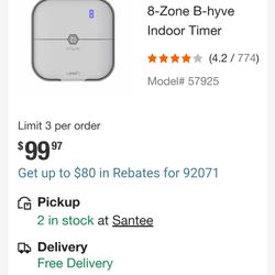 New 8 Station WiFi Sprinkler Timer🔥 $70