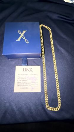 SUPER SHINY Solid 10K Gold Flat Curb Chain 7.5mm 24” Heavy 42.6g REAL Gold
