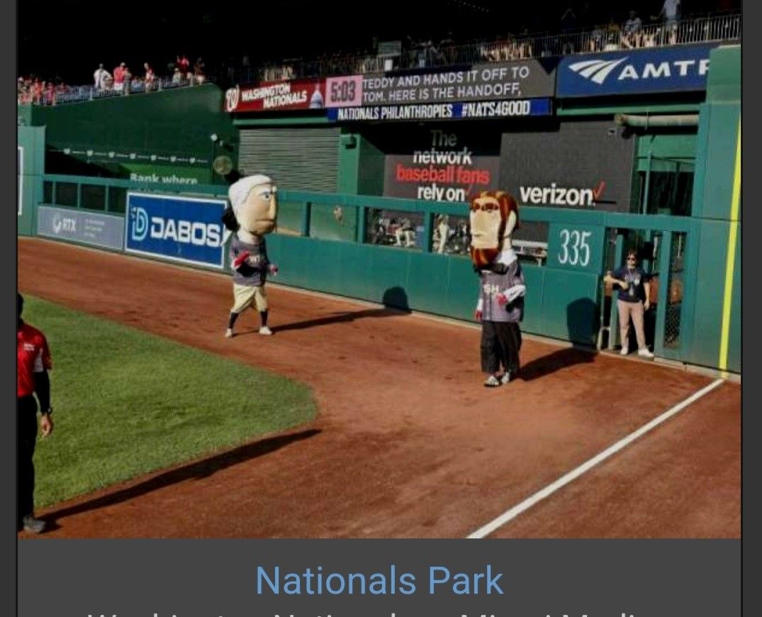 NATS Tix Cheap Pups In The Park- 3 Seats And A Dog Seat!