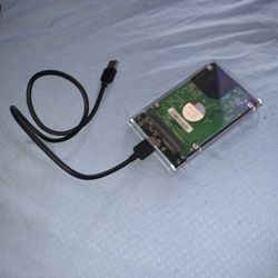 250 GB External Hard Drive, With USB Connection Cable