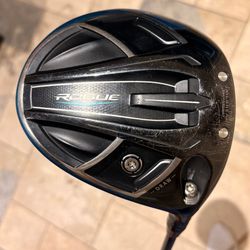 Very Nice Callaway Rogue Driver with HZRDUS RDX Smoke graphite shaft  ———