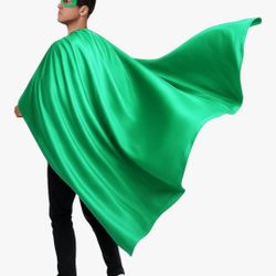 Halloween heroes cape and mask set Green 