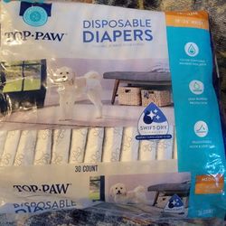 Free Medium Disposable Doggie Diapers 