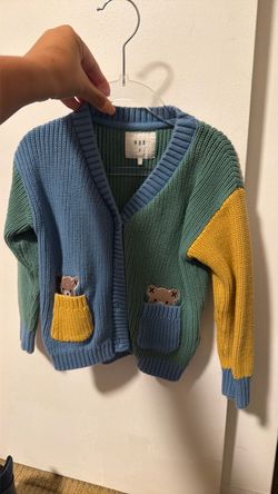 HUX Toddler Bear Cardigan