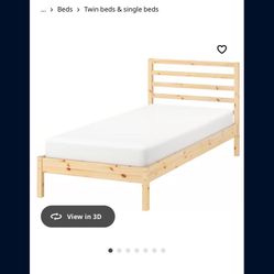 Free Twin Size Bed With Mattress 