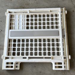 Baby gate pet gate dog gate white plastic