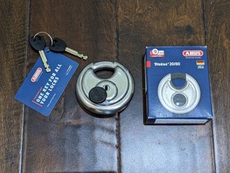 ABUS 20/80 Diskus Stainless Steel Padlock 