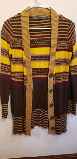 Colorful Vintage Like Sweater Small