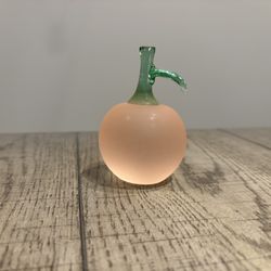 Satin Peach Paperweight 