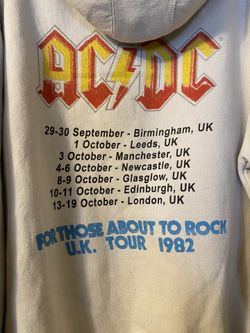 AC/DC 1982 Tour Shirt