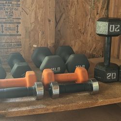 dumbbells (read below)