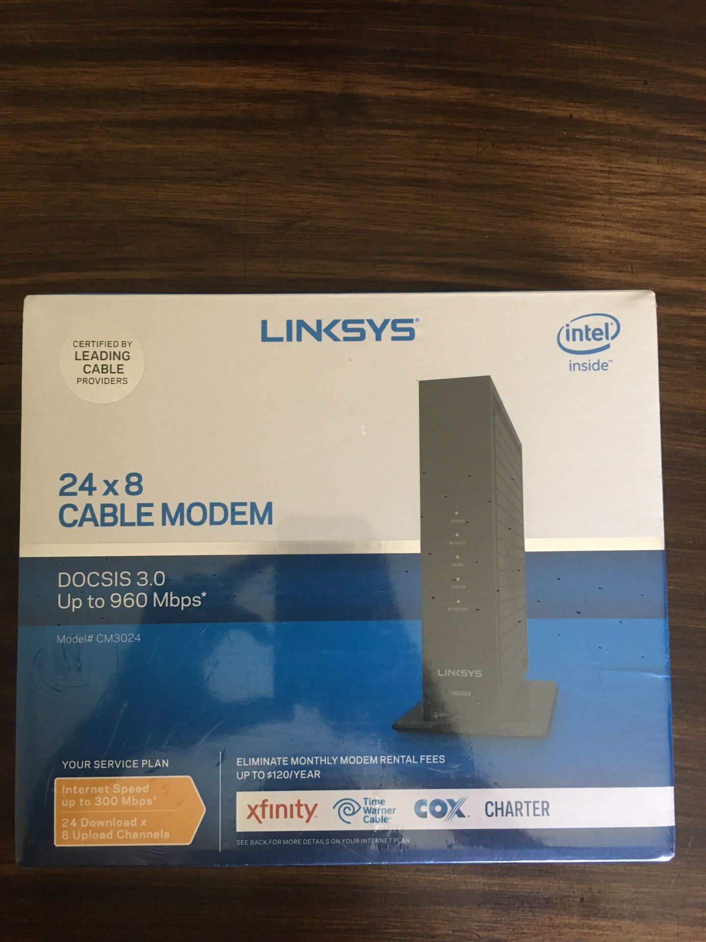 Linksys CM3024 High Speed DOCSIS 3.0 24x8 Cable Modem