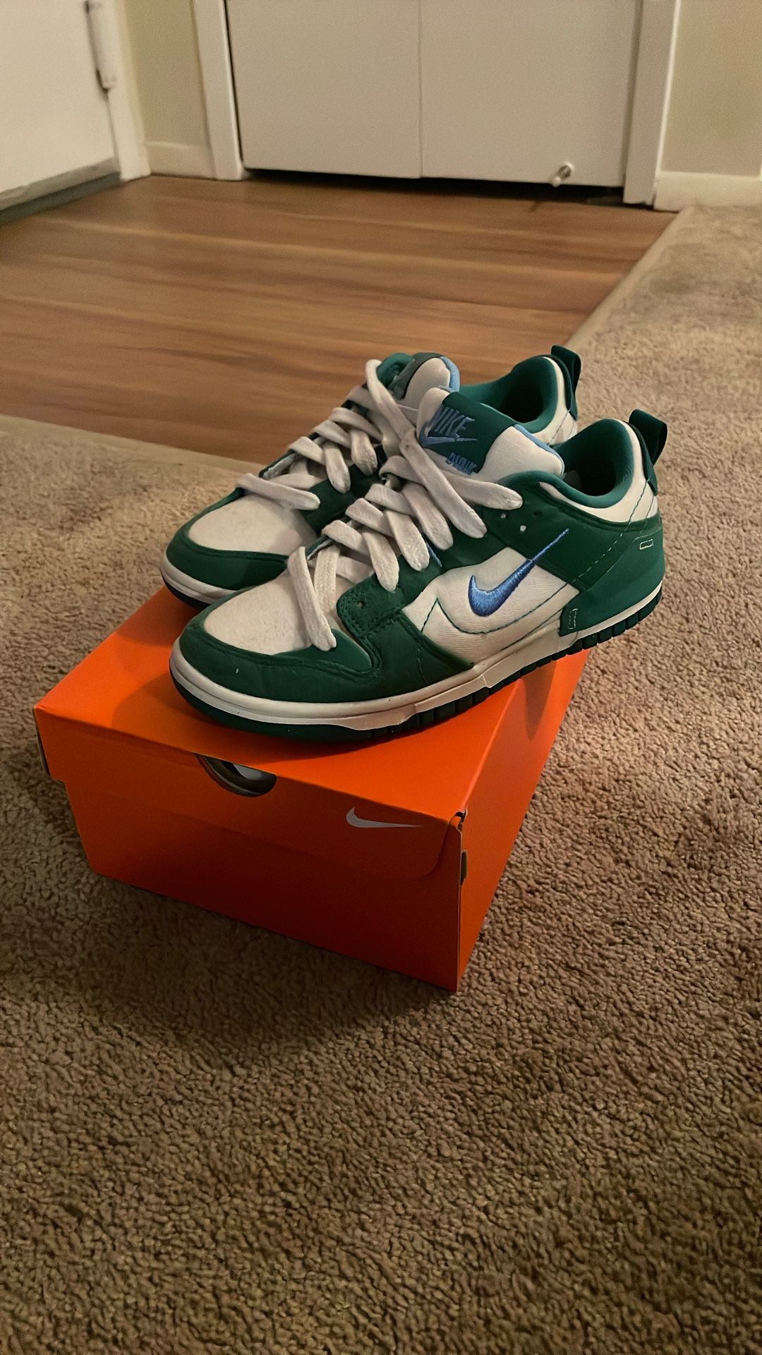 Green Retro Nike Dunks