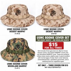 USMC Boonie Covers (hats)