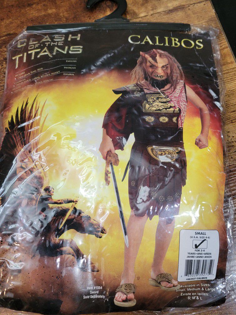 Clash Of Titans Calibos Child Deluxe Costume Chest Piece Tunic Halloween Rubies