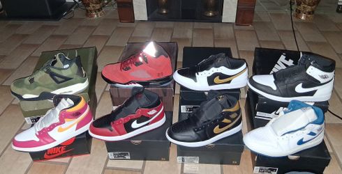 JORDAN RETROS ALL DS SIZE 12