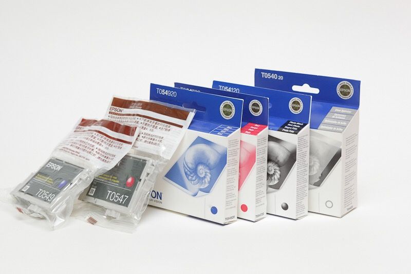 New EPSON ink for R800 R1800 printer - 7 cardridges