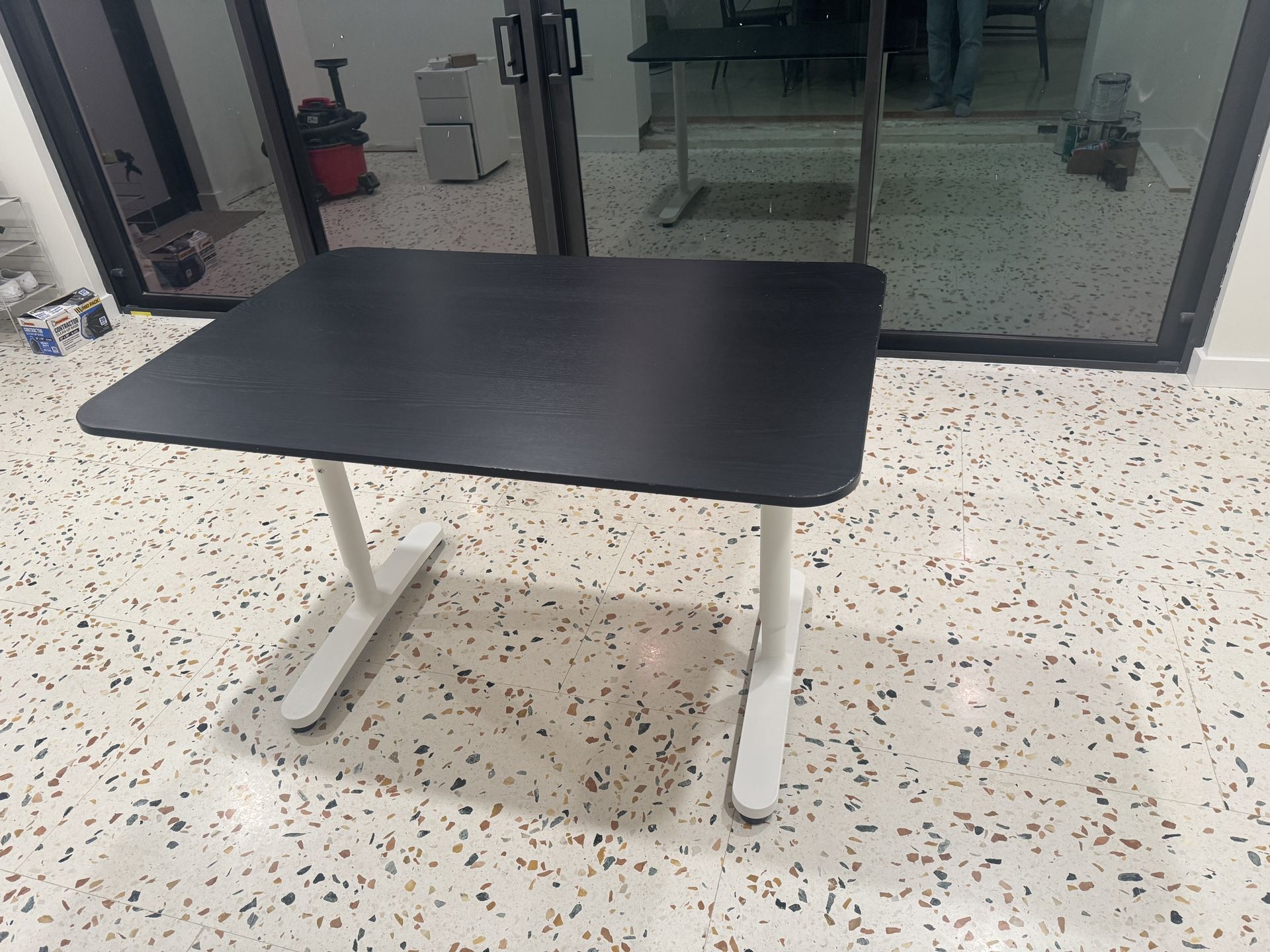 IKEA Bekant Desk Black Wood Top 47x32
