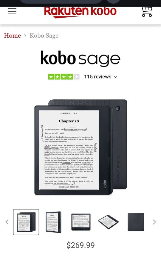 Kobo Sage Ereader