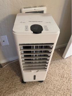 Air cooler with ice packs