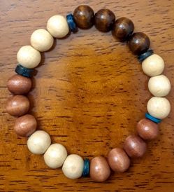 Coconut Wood Bead Bracelet
