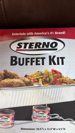 Sterno Buffet Kit with Canned Heat