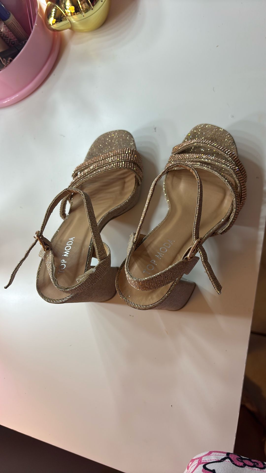 Glitter Pink Heels
