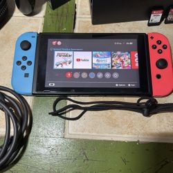 Nintendo Switch With two Games