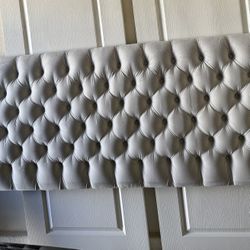 King Size Bed Frame + Tufted Headboard