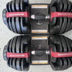 Adjustable Weight Bench + Bowflex Dumbbells Set