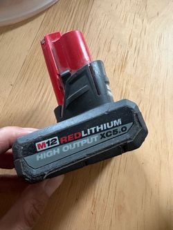 Firm! Milwaukee M12 12V 12-Volt Lithium-Ion XC Extended Capacity Battery Pack 5.0Ah