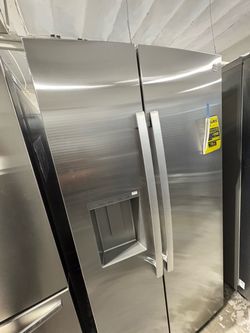 GE Stainless Steel Side-by-Side Refrigerator