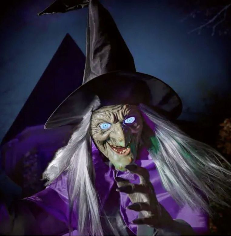Animated Hovering Witch 