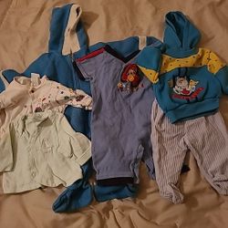 Baby Boy Vlothes Romper, Bunting, Sweatshirt Couple Of Tops And Pants