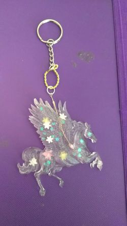 Pegasus keychain