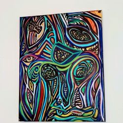 Original Abstract Painting. 